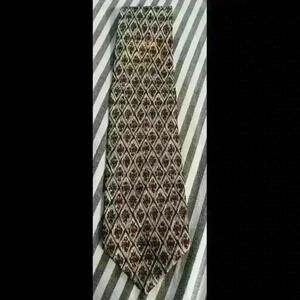 Valentino Garavani Silk Tie Vintage Designer Floral  Print Necktie Made in Italy